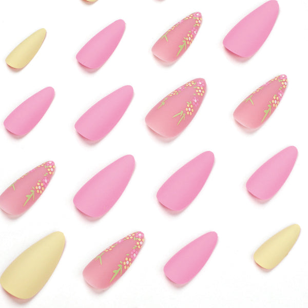 12 Sizes-24 Pcs Press On Nails JP1695