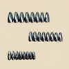 12 Sizes-24 Pcs Press On Nails Y1608