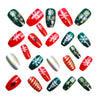 12 Sizes-24 Pcs Press On Nails Y1269