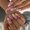 12 Sizes-24 Pcs Press On Nails JP4284