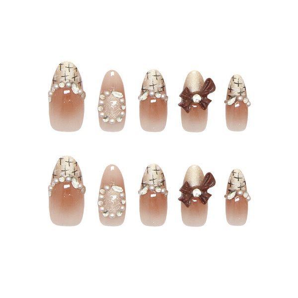 30 Pcs Press On Nails T196