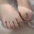12 Sizes-24 Pcs Press On Nails F037