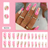 12 Sizes-24 Pcs Press On Nails W202