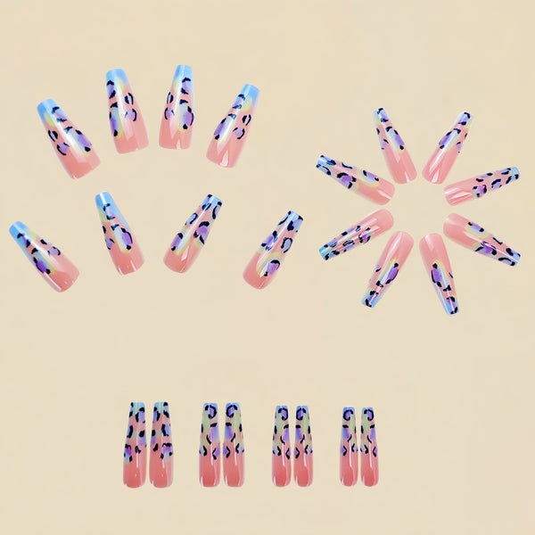 12 Sizes-24 Pcs Press On Nails Y706
