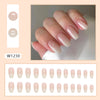 12 Sizes-24 Pcs Press On Nails W1230