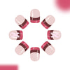 12 Sizes-24 Pcs Press On Nails C1214