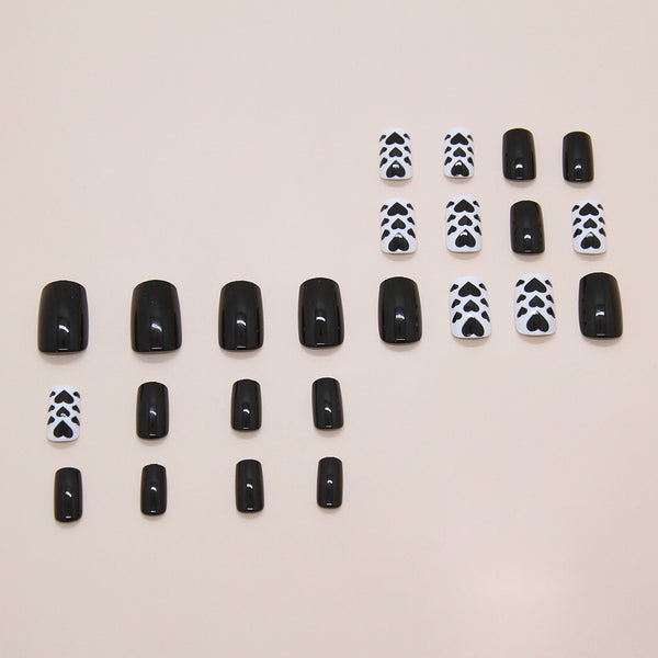 12 Sizes-24 Pcs Press On Nails W2185