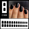 12 Sizes-24 Pcs Press On Nails C1800