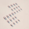12 Sizes-24 Pcs Press On Nails Z720