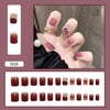 12 Sizes-24 Pcs Press On Nails Z001