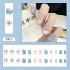 12 Sizes-24 Pcs Press On Nails R487