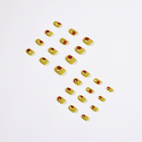 12 Sizes-24 Pcs Press On Nails JP1441