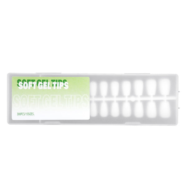 300 Pcs Press On Nails short-trapezoid-04-01