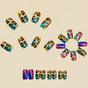 12 Sizes-24 Pcs Press On Nails Y1581