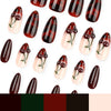 12 Sizes-24 Pcs Press On Nails JP4497