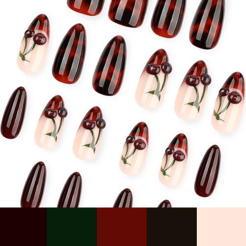 12 Sizes-24 Pcs Press On Nails JP4497