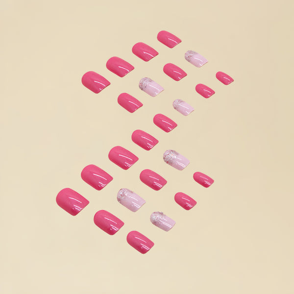 12 Sizes-24 Pcs Press On Nails Y031