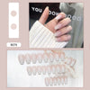 12 Sizes-24 Pcs Press On Nails R079