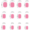 12 Sizes-24 Pcs Press On Nails DJ-251