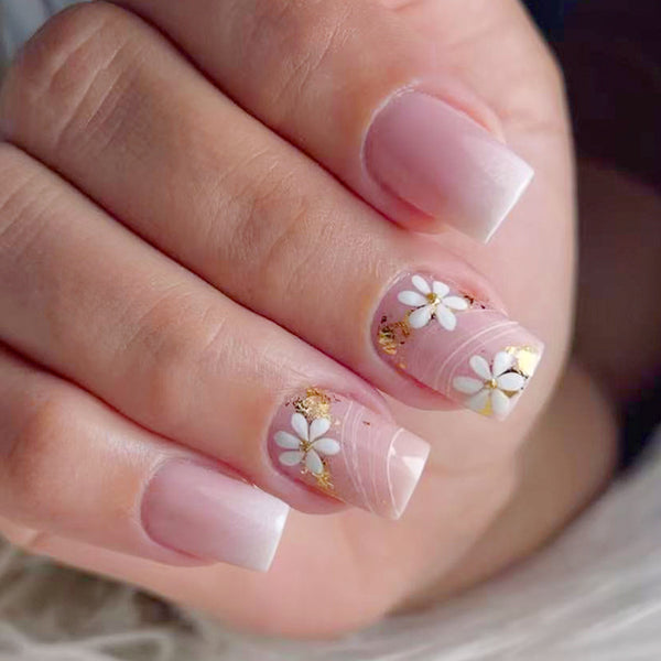 12 Sizes-24 Pcs Press On Nails C1395