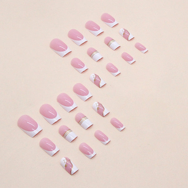 12 Sizes-24 Pcs Press On Nails W1037