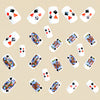 12 Sizes-24 Pcs Press On Nails Y1003
