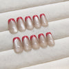 12 Sizes-24 Pcs Press On Nails MY086