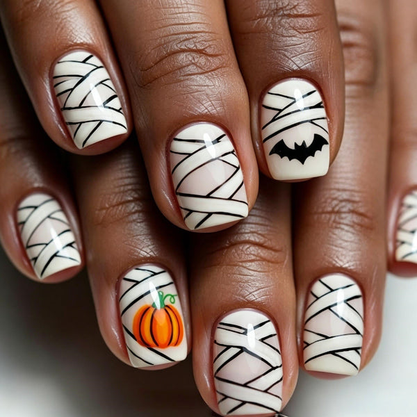 12 Sizes-24 Pcs Press On Nails y2101