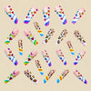 12 Sizes-24 Pcs Press On Nails Y697