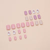 12 Sizes-24 Pcs Press On Nails W1670