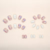 12 Sizes-24 Pcs Press On Nails R735