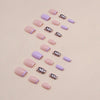 12 Sizes-24 Pcs Press On Nails W1183