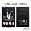 12 Sizes-24 Pcs Press On Nails C1285