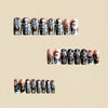 12 Sizes-24 Pcs Press On Nails Y1226