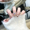 12 Sizes-24 Pcs Press On Nails Z823