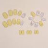 12 Sizes-24 Pcs Press On Nails W1147