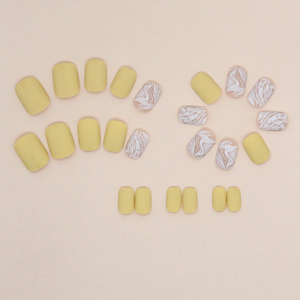 12 Sizes-24 Pcs Press On Nails W1147