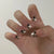 12 Sizes-24 Pcs Press On Nails JP2621