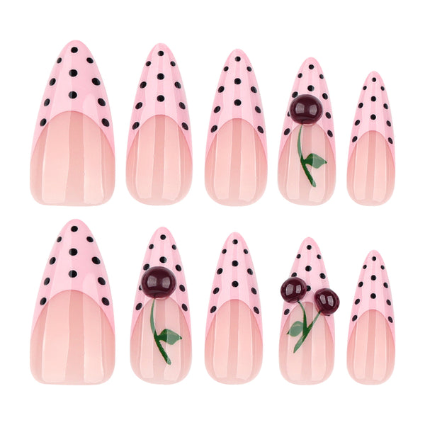 12 Sizes-24 Pcs Press On Nails JP4337