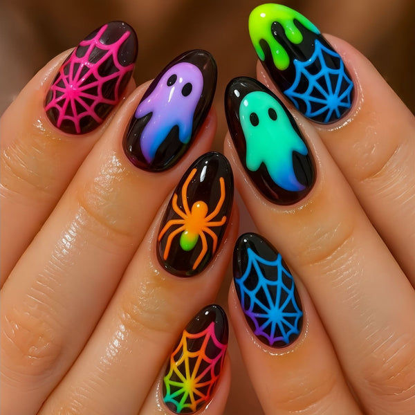 12 Sizes-24 Pcs Press On Nails y2043-24