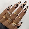 12 Sizes-24 Pcs Press On Nails W045