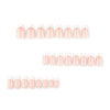 12 Sizes-24 Pcs Press On Nails JP3995