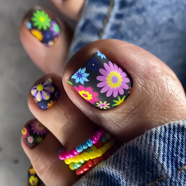 12 Sizes-24 Pcs Press On Nails Y145