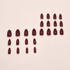12 Sizes-24 Pcs Press On Nails W2054