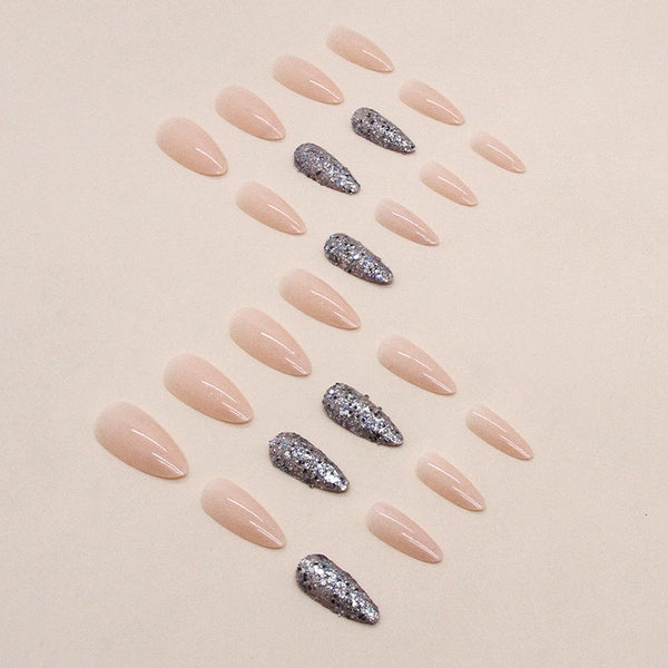 12 Sizes-24 Pcs Press On Nails W1166
