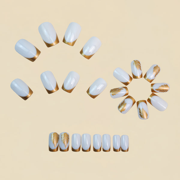 12 Sizes-24 Pcs Press On Nails Y1655