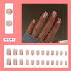 12 Sizes-24 Pcs Press On Nails W1244
