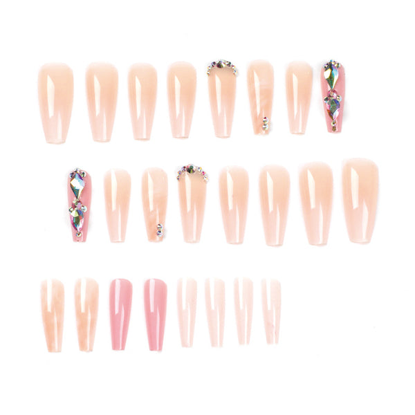 12 Sizes-24 Pcs Press On Nails JP1707