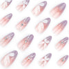 12 Sizes-24 Pcs Press On Nails JP3621