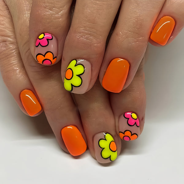 12 Sizes-24 Pcs Press On Nails Y051